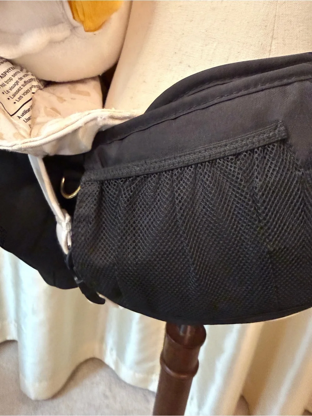 Tushbaby Black Hip Seat  & Leopard Snug Attachment Bundle Set
